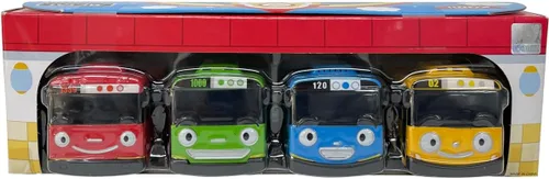 Tayo Gani Lani Rogi - El Little Bus Tayo Set Especial de Vehículos de Metal 4 piezas