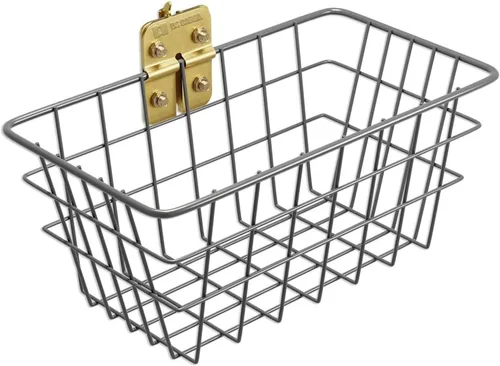 E-Track, cesta de alambre de montaje en pared atornillada, con opción de atornillado, cubo de almacenamiento portátil súper fácil de organizar