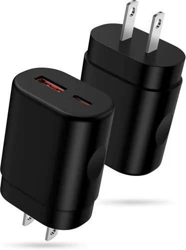 Miniatura 9 de Cargador súper rápido de 25 W, tipo C, bloque de carga rápida de doble puerto para Samsung Galaxy S25/S24 FE/S24/Z Flip 7/A17/A16/A36/A15/A14 Negro-1