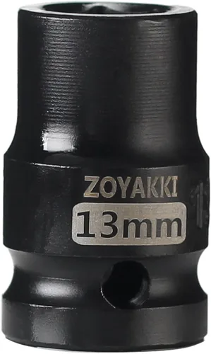 Miniatura 79 de Juego de llaves de impacto de 6 puntas de 1/2 pulgada - 1-1/2" (SAE), CR-MO, llave de eje de 1/2 pulgada de 6 puntas para fácil remoción de tuercas