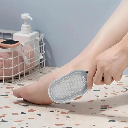 Miniatura 6 de 2 limas de pies con recolector de piel, raspador de pies de acero inoxidable, removedor de callos, pedicura, rallador de pies, limpiador de piel