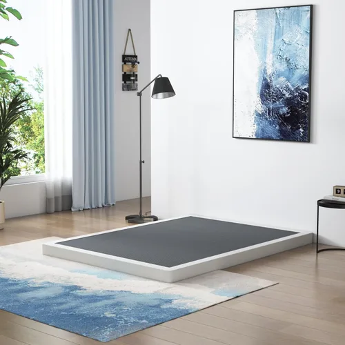 Vehowy Base de resorte de 4 pulgadas para cama king, base de resorte solo tamaño king, base de colchón de servicio pesado, base de cama de metal,