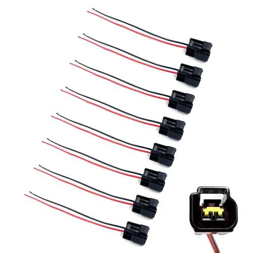 HiSport 8 piezas de bobina de encendido, árbol de levas, sensor de posición del cigüeñal, arnés de coleta compatible con Ford F-150 F-250 F-350 4.6L