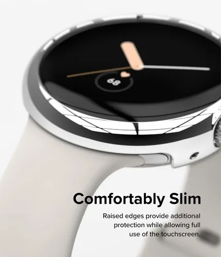 Miniatura 4 de Ringke Delgado [material antiamarillento/paquete de 2] compatible con la funda de Google Pixel Watch, funda resistente y transparente sólida +