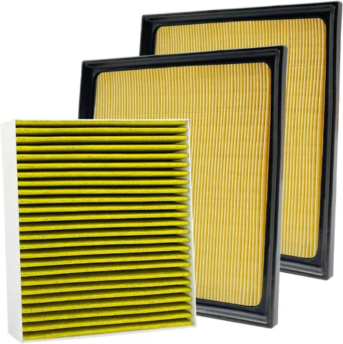 Miniatura 8 de Capume 2 piezas de kit de filtro de aire de motor para cabina JM277 JMRA0A Compatible con Rogue 2021 2.5L, Rogue 2022 2023 2024 2025 1.5L