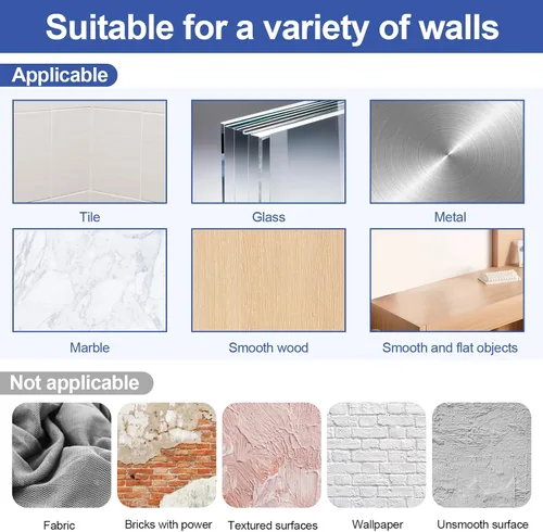 Miniatura 6 de Ganchos adhesivos de pared para colgar abrigos resistentes, 13 libras (máx.), gancho transparente impermeable multiusos, ganchos de acero inoxidable