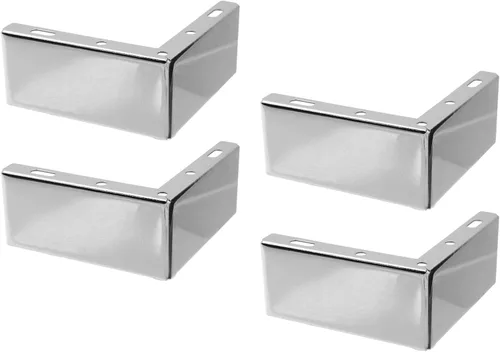 Miniatura 14 de Geesatis 4 patas doradas para muebles de diseño minimalista, patas de metal para muebles de 4.3 pulgadas de longitud para gabinete, sofá, mesa