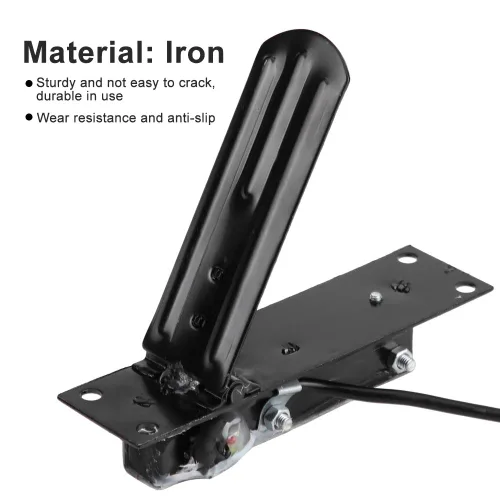 Miniatura 5 de Pedal de aceleración de 250 W 24 V Pedal de freno de control de velocidad de acelerador de hierro, apto para motor eléctrico, mini bicicleta, Quad