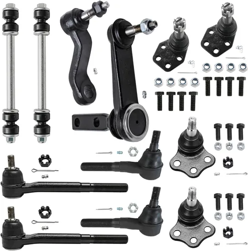 Miniatura 241 de Detroit Axle – Kit de suspensión delantera para Hyundai 2013-2018 Santa Fe 2 enlaces de barra de estabilizador 4 varillas de amarre interiores