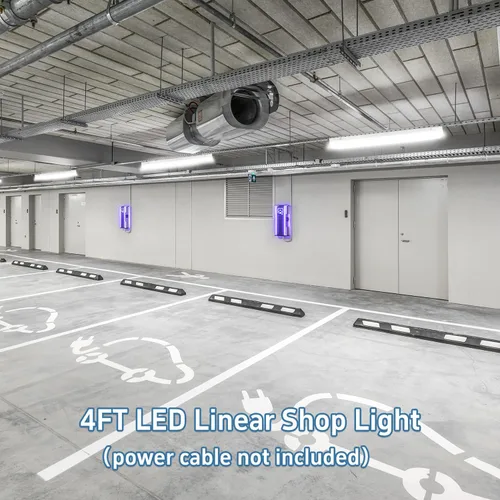 Miniatura 6 de Lámparas LED de 4 pies para tienda de 40/30/20 W, tira LED de 4 pies de iluminación 3/4/5000K ajustable, luces lineales LED comerciales