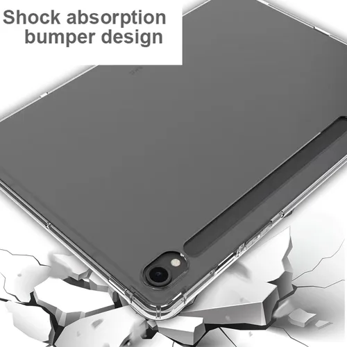 Miniatura 7 de Zeking Funda para Samsung Galaxy Tab S9 FE, ultra transparente, suave, flexible, transparente, TPU, contraportada para Galaxy Tab S9 FE (X510/X516)