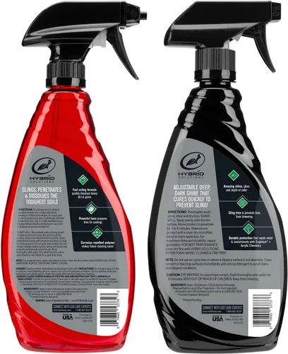 Miniatura 2 de Turtle Wax Hybrid Solutions HyperForam - Limpiador de ruedas y revestimiento acrílico de grafeno para neumáticos - Limpia y prepara neumáticos