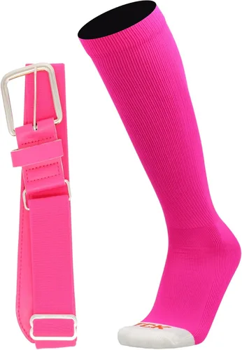 Miniatura 20 de MadSportsStuff - Combo de calcetines y cinturón de sóftbol o béisbol, tallas profesionales para jóvenes y adultos