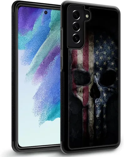 Miniatura 15 de DJSOK Funda compatible con Samsung Galaxy S22 Ultra, diseño con patrón de parachoques trasero, esquinas reforzadas antiarañazos, caver de TPU suave