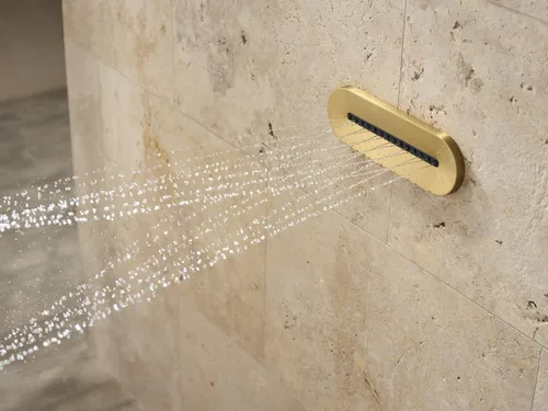 Miniatura 5 de KOHLER 26300-G-CP Statement - Aerosol de pared de ducha semiempotrado Vichy de una sola función, 1.75 GPM, cromo pulido