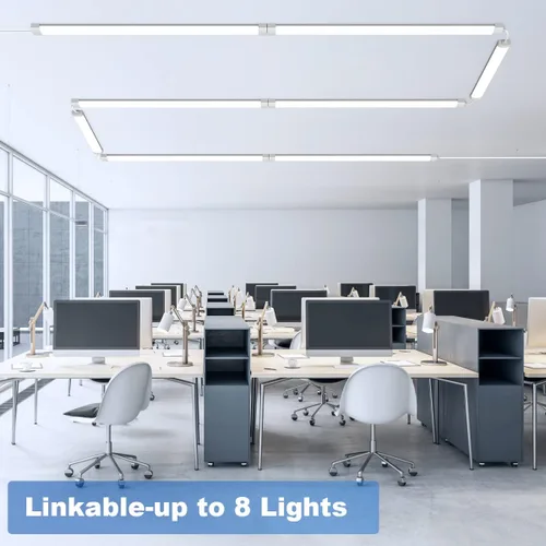 Miniatura 5 de Luz LED para Cochera de 5 pies, Lámpara de Tienda con Cable con Enchufe, Luces LED Impermeables de 5000 K, Lámpara para Debajo del Gabinete, Luces