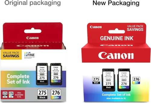 Miniatura 3 de Canon PG-275 XL/CL-276 XL - Paquete económico de tinta original (2 cartuchos), compatible con TS3520/3522/4722/3720/3722, TR4720, (paquete de 2)