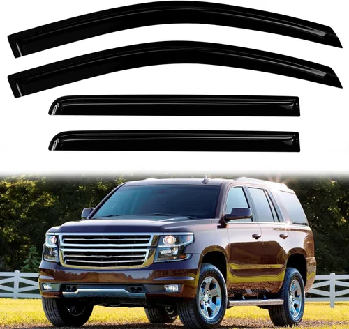 Miniatura 12 de Viseras de ventana protectores de lluvia para Chevy Equinox 2018 2019 2020 2021 2022 2023 2024