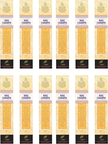 Miniatura 22 de Herbal & Ancient Method Nagchampa - Varilla de incienso para meditación, yoga, espiritual, aromaterapia, limpieza energética y calma la mente, 7.05