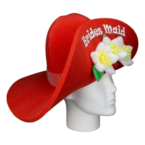 Miniatura 157 de FOAM PARTY HATS: Venezuela Bride Hat - Wedding Party Hat - Hora Loca Hat - Bachelorette Party Hat - Bridal Shower Hat - Wedding Hair Vine Hat