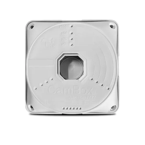 Miniatura 9 de OOSSXX Caja de conexiones eléctrica de plástico ABS para cámara de seguridad, cable oculto, soporte de montaje en techo de pared, cajas base