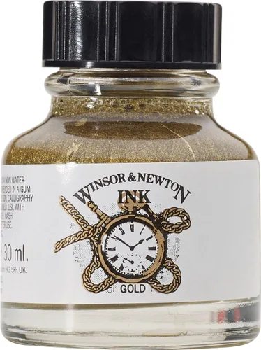 Miniatura 16 de Winsor & Newton - Bote de tinta para dibujo Dorado