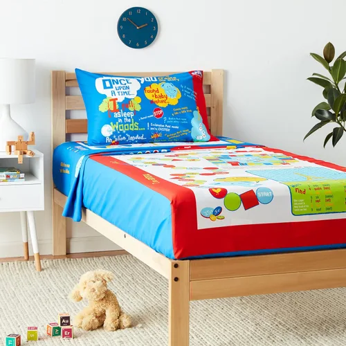 Miniatura 10 de playtime edventures - Juego de sábanas tamaño individual de microfibra azul- Sábanas de 3 piezas - Ultra suaves y transpirables- Incluye 65