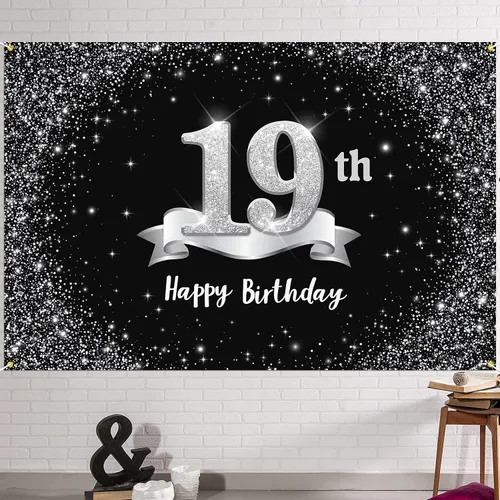 Miniatura 13 de HAMIGAR Telón de fondo de pancarta de feliz 10 cumpleaños de 6 x 4 pies, decoraciones de cumpleaños de 10 años, suministros de fiesta para niñas