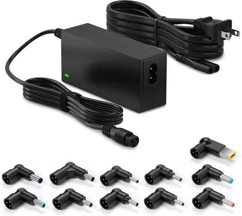 Belker Adaptador de CA de 45W Cargador de Portátil para Dell Hp Acer Asus Lenovo Toshiba Portátiles Ultrabooks Chromebooks