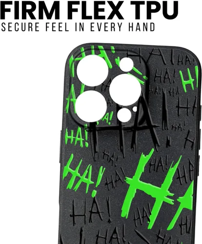 Miniatura 5 de SIMPLYMDRN Funda delgada para iPhone 12 Pro Max, diseño de Joker Haha, funda genial para hombres, cubierta de diseñador de villano superhéroe