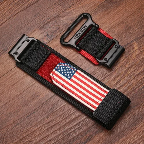 Miniatura 2 de Compatible con la Correa de Reloj Garmin, Correa Deportiva de Nylon Super Resistente con Diseño de Bucle Tejido