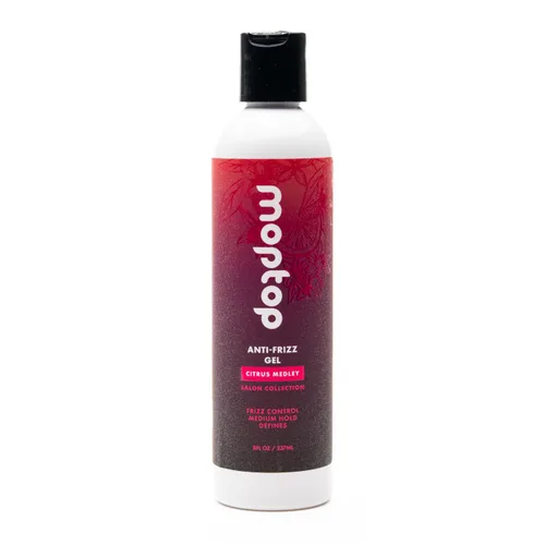 MopTop Gel para el cabello anti encrespamiento de salón – Gel definidor de rizos de calidad de salón para mejorar el cabello ondulado, rizado y