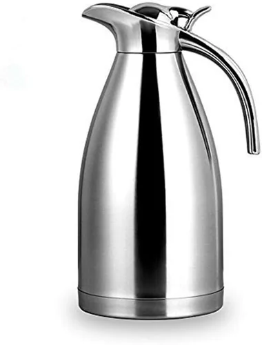Miniatura 8 de Jarra térmica de acero inoxidable de 68 onzas – Termo/jarra aislada al vacío de doble pared con tapa – Jarra de café/té retención de calor y frío
