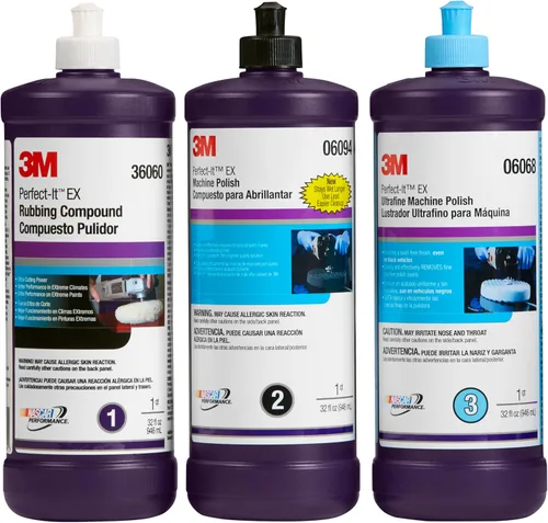 Miniatura 7 de 3M Perfect-It - Pulidor ultrafino para máquina, 06068, 32 onzas líquidas, esmalte de pintura, pulido de calidad profesional automotriz