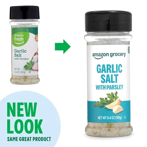 Miniatura 4 de Amazon Grocery, Sal de ajo con perejil, 6.4 Oz