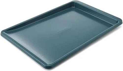 KitchenAid Deslizador de galletas de acero aluminizado antiadherente de ingeniería suiza, apto para lavavajillas, agave, 10 x 15 pulgadas