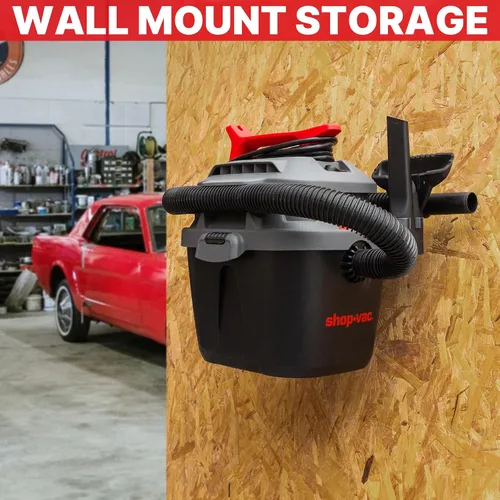 Miniatura 7 de Shop-Vac 2.5 galones 2.0 HP máximo húmedo seco aspiradora con soplador, Shopvac portátil de montaje en pared con cable de 10 pies, manguera de 1.25