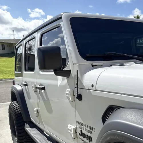 Miniatura 2 de Antena corta para Jeep Wrangler Gladiator Mojave Sahara Rubicon JK JL JT Unlimited Sport S Willys 4xe Accessories 2007-2025, antena de repuesto