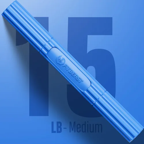 Miniatura 2 de FitBeast Barra de terapia flexible, barra de terapia de codo de tenista, ideal para aliviar el dolor de tendinitis y mejorar la fuerza de agarre