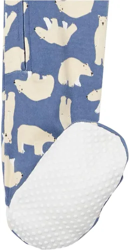 Miniatura 3 de Amazon Essentials Pijama unisex de algodón con pies ajustados para niños pequeños y bebés, colores descontinuados, varios paquetes