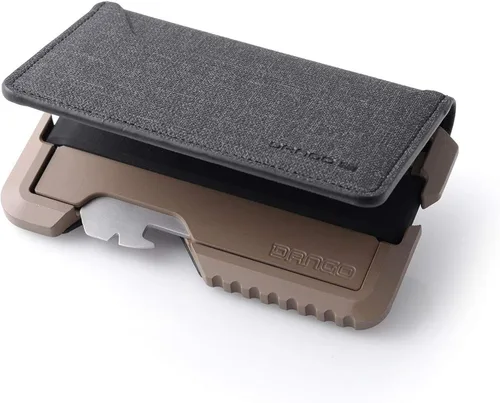 Miniatura 4 de Dango T01 Billetera táctica EDC - Hecha en Estados Unidos - Cuero genuino, Multiherramienta, Bloqueo RFID