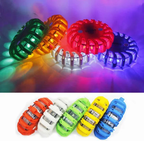 Miniatura 6 de Baliza Luminosa de Seguridad Recargable para Coche de 16 LED de Samso, LED de Aviso Intermitente, Estroboscópica, para Emergencias, Magnética