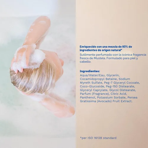 Miniatura 11 de Mustela Set de regalo para la hora del baño para bebés, esenciales para el cuidado de la piel del bebé con aguacate natural, contiene loción