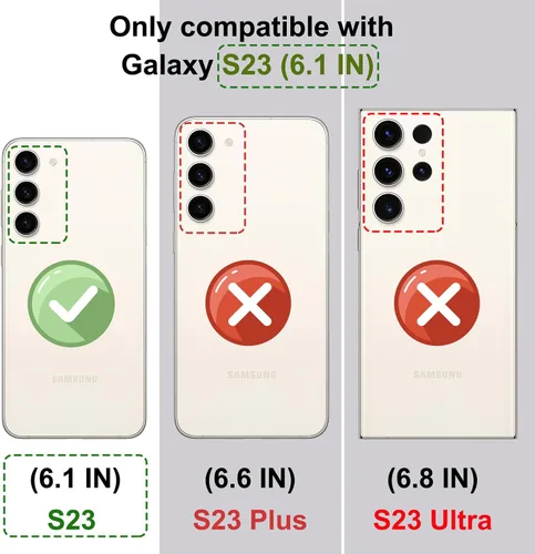 Miniatura 2 de Compatible para Samsung Galaxy S23 Funda Bonita con Correa Soporte Dedo Kickstand, Fundas de Silicona Geniales de Diseñador Funda Cover - Mariposa