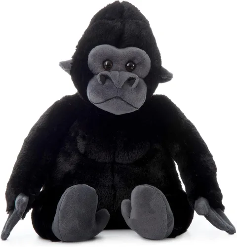 The Petting Zoo Gorilla - Animal de peluche, regalos para niños, animales salvajes del zoológico Onez, juguete de peluche de gorila de 12 pulgadas