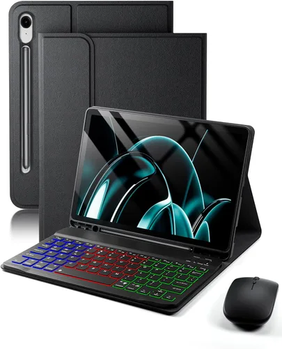 Miniatura 13 de Funda para teclado para Samsung Galaxy Tab S10 Lite / S10 FE / S9 FE / S9 / S8 10.9-11 pulgadas Cubierta - Teclado magnético desmontable