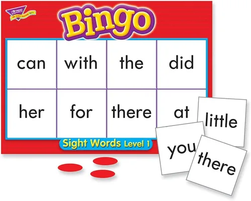 Miniatura 2 de Trend, Juego de bingo para jóvenes aprendices, palabras visuales (t6064)