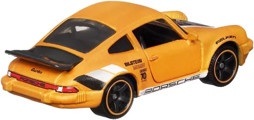 Miniatura 3 de Matchbox Moving Parts - Vehículo fundido a presión de 70 años de edición especial, HMV12 ~ Inspirado en el Porsche 911 Turbo de 1980 ~ 1/5 naranja