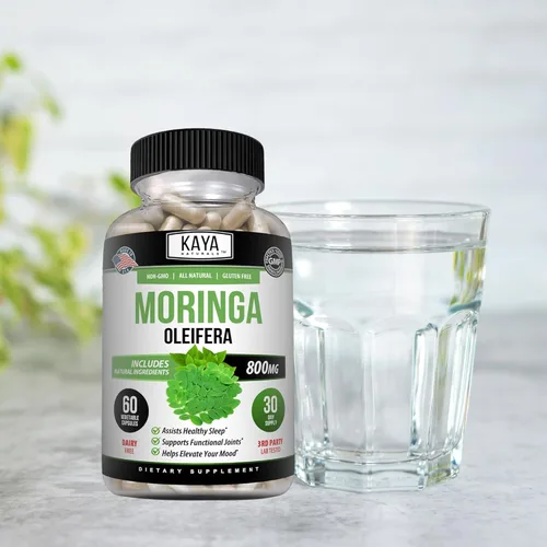 Miniatura 7 de Kaya Naturals Extracto de hoja de moringa – Suplemento completo de superalimento de verduras – Moringa de árbol milagroso puro – Aumenta la energía
