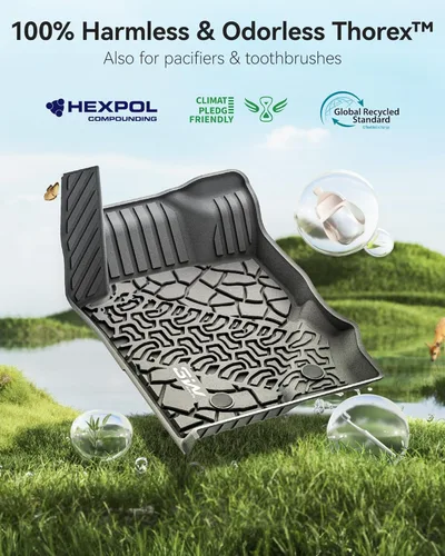 Miniatura 7 de Alfombrillas 3W y forro de carga para Ford Bronco 2 puertas 2021 2022 2023 2024 2025 Todo clima TPE Accesorios para auto a medida Alfombrillas